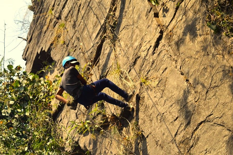 Rappelling